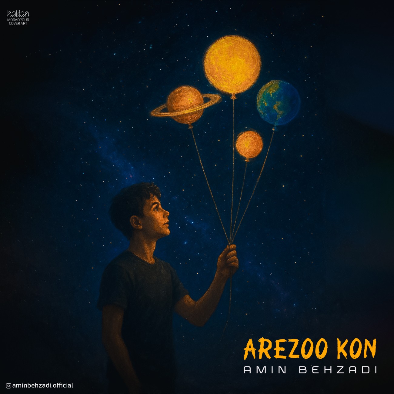 دانلود آهنگ جدید آرزو کن از امین بهزادی