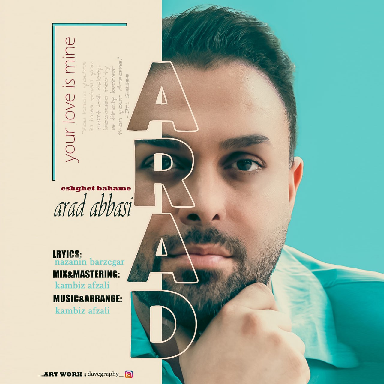 دانلود آهنگ جدید عشقت باهامه از آراد عباسی