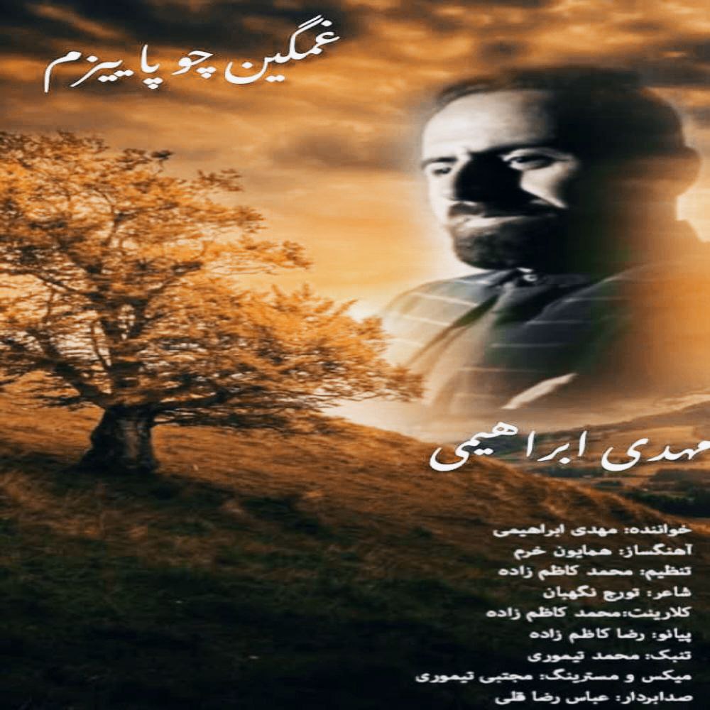 دانلود آهنگ جدید غمگین چو پاییزم از مهدی ابراهیمی